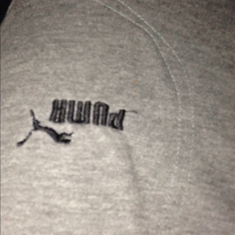 Puma grey men's sweat pants